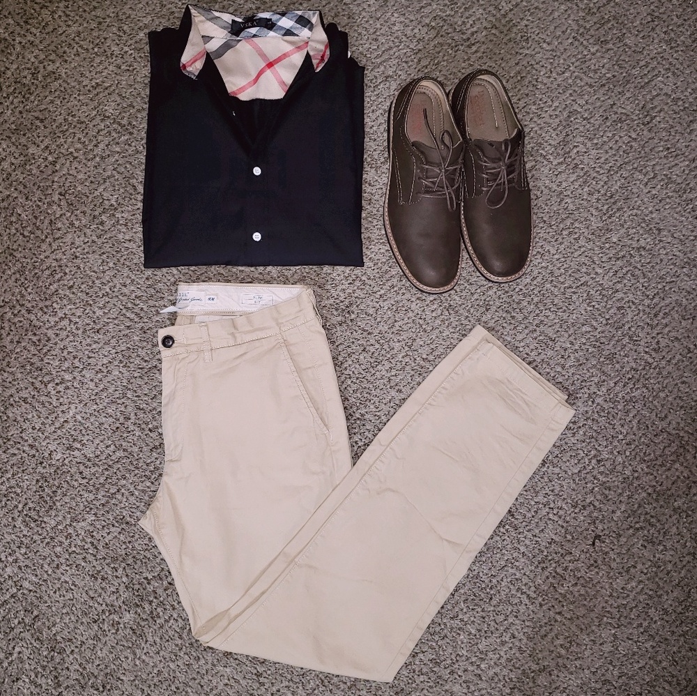 Men  button up shirt